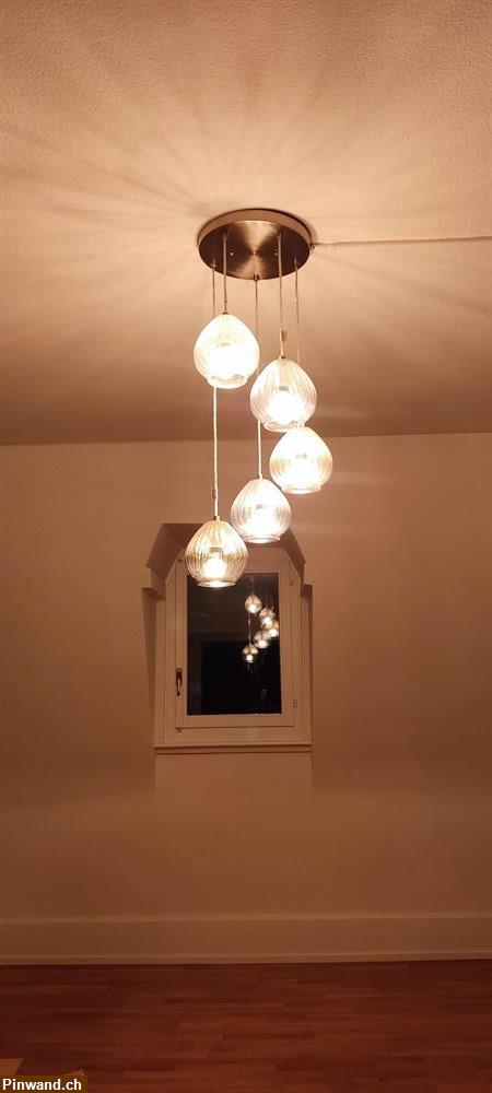 Bild 1: 5 Flamige Lampe, dimmbar zu verkaufen