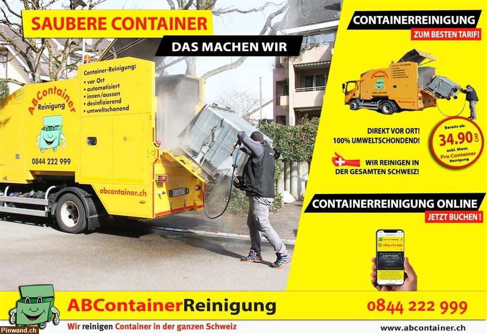 Bild 1: SAUBERE CONTAINER - Das machen wir !