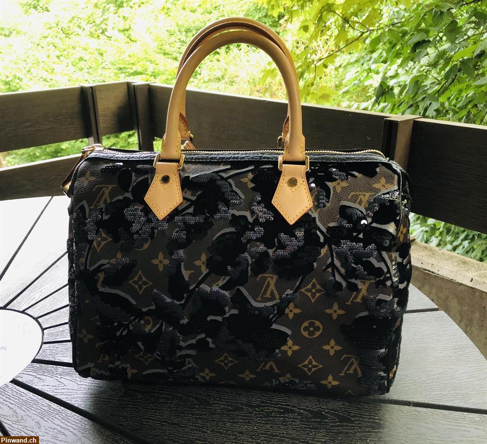 Bild 3: Louis Vuitton Monogram Fleur De Jais Speedy 30 Bag