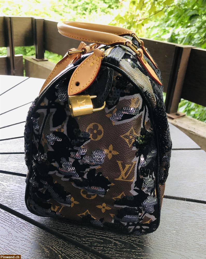 Bild 4: Louis Vuitton Monogram Fleur De Jais Speedy 30 Bag