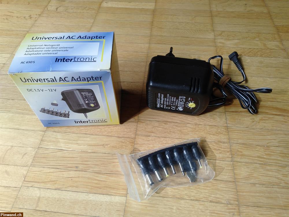 Bild 1: Intertronic Univesal AC Adapter - halber Preis