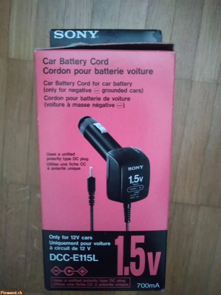 Bild 1: Sony Car Battery Cord / Auto Adapter 1.5 V zu verkaufen