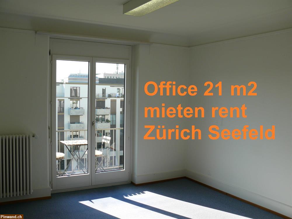 Bild 1: Büro 21m2 mit Balkon Zürich Seefeld - top Lage, ruhig, freundlich, inspirierend preiswert