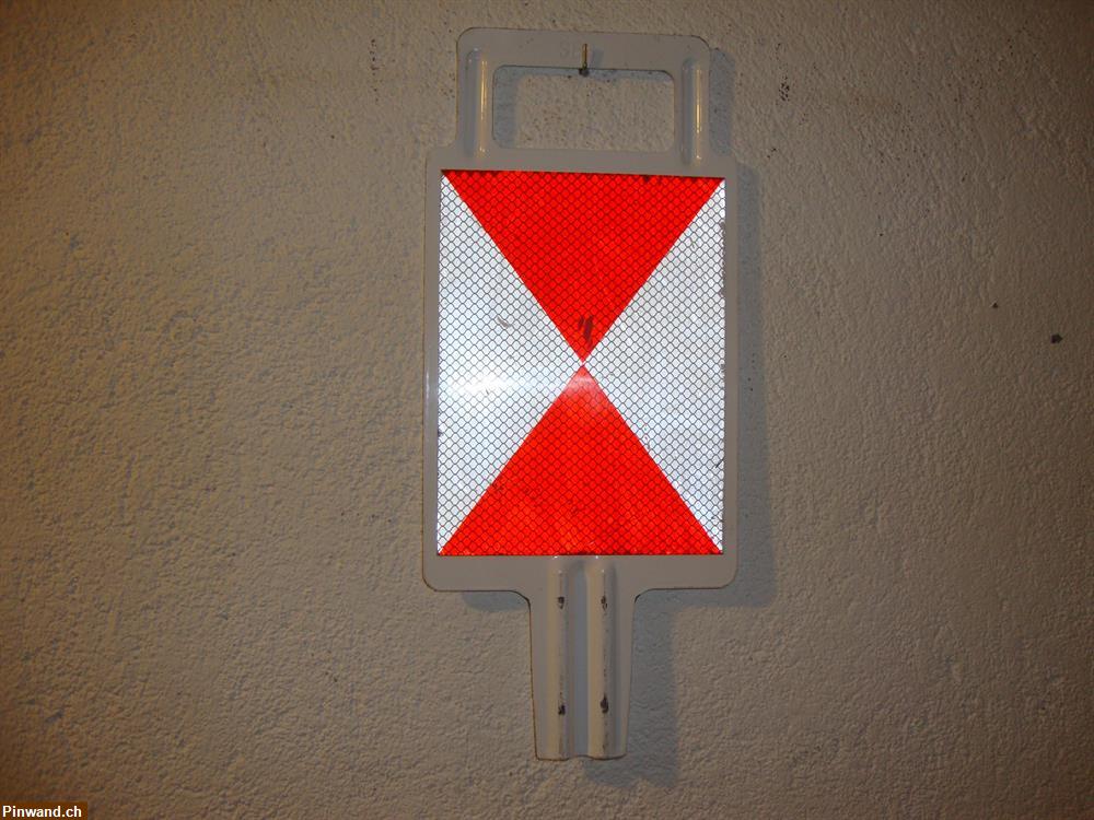 Bild 4: Zugschluss Signal Tafel zu verkaufen