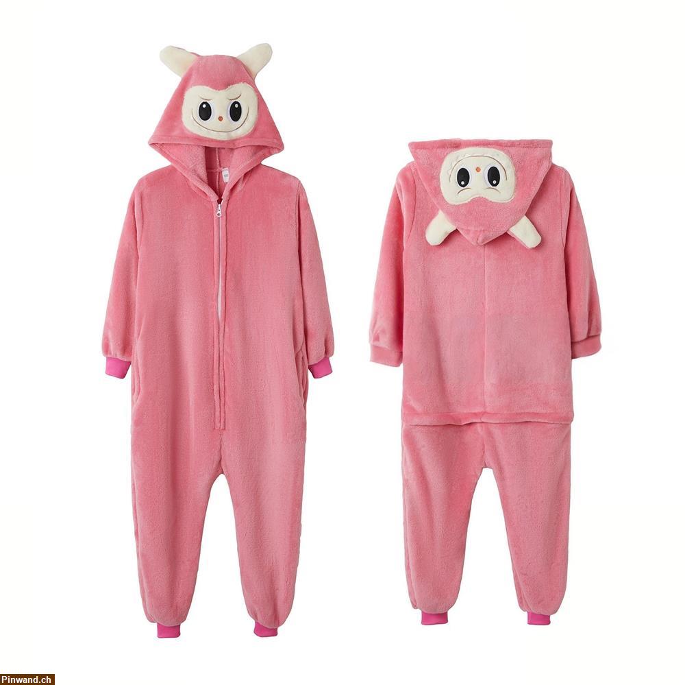 Bild 10: Labubu Jumpsuit Schlafanzug Kostüm Onesie 9 Varianten Gr. S-XL