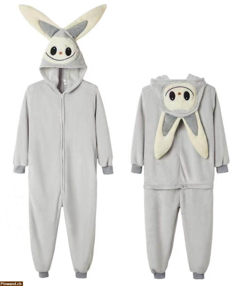 Bild 7: Labubu Jumpsuit Schlafanzug Kostüm Onesie 9 Varianten Gr. S-XL