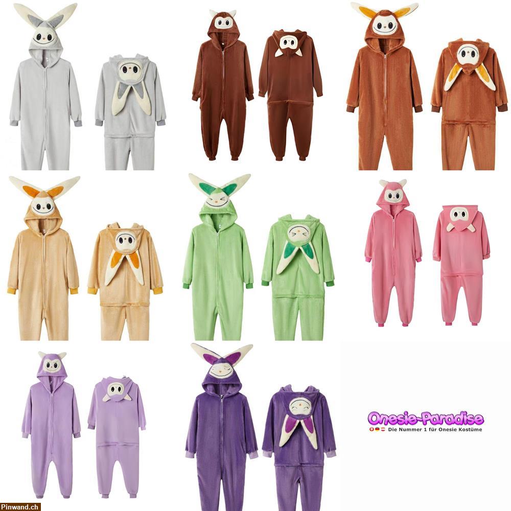 Bild 8: Labubu Jumpsuit Schlafanzug Kostüm Onesie 9 Varianten Gr. S-XL