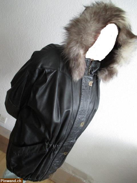 Bild 1: Damen Luxus Nappa Lederjacke Gr. 44