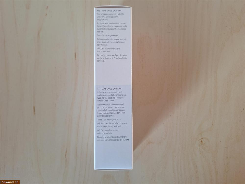 Bild 6: GOLOY Massage Lotion