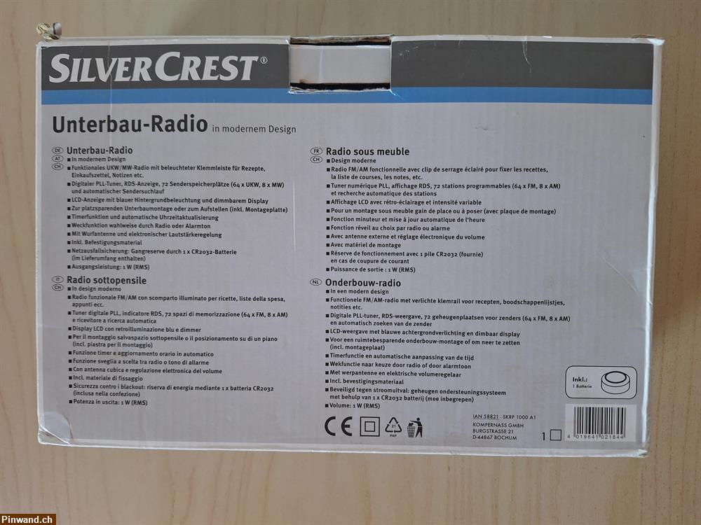 Bild 9: Unterbau-Radio mit RDS zu verkaufen