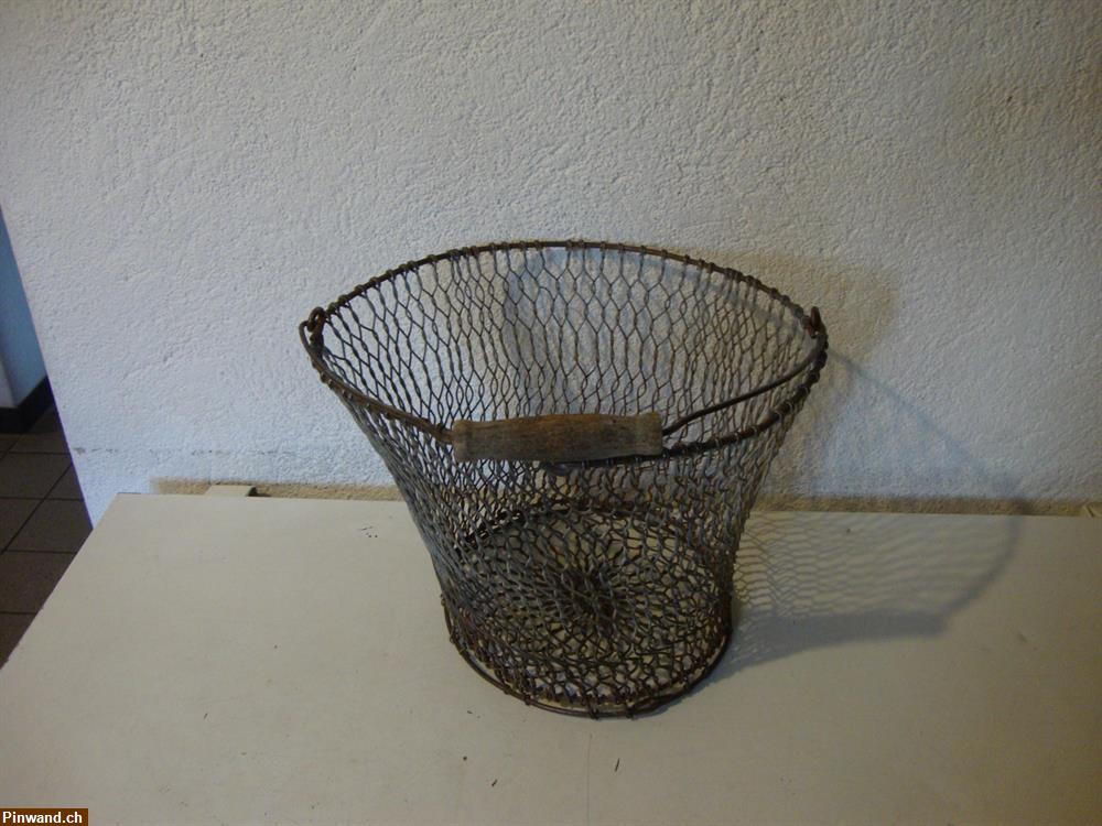 Bild 3: Kartoffeldrahtkorb zu verkaufen
