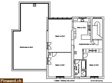 Bild 2: 3 Zimmer Wohnung 89 m2 zu vermieten