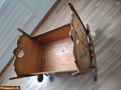 Bild 2: Verkauf: Baby Wiege Handgemacht Fichtenholz