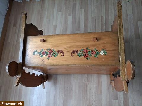 Bild 5: Verkauf: Baby Wiege Handgemacht Fichtenholz
