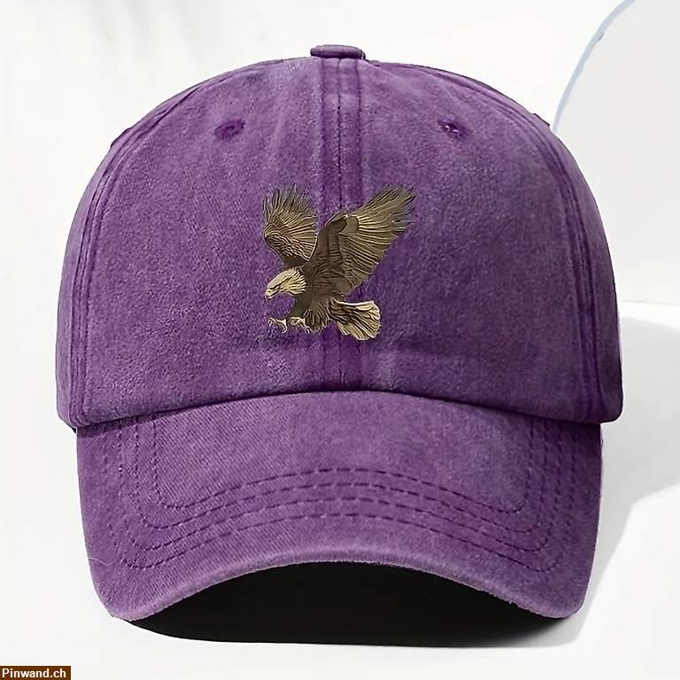Bild 1: Baseball-Mütze in Violett zu verkaufen