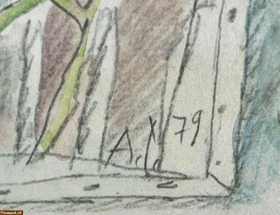 Bild 5: Alois Carigiet "Sternsinger hinter der Hecke"
