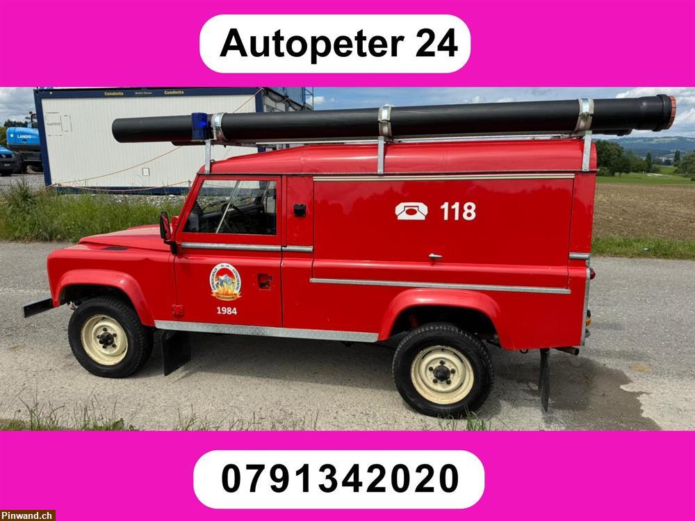 Bild 1: LAND ROVER 110 ex Feuerwehr