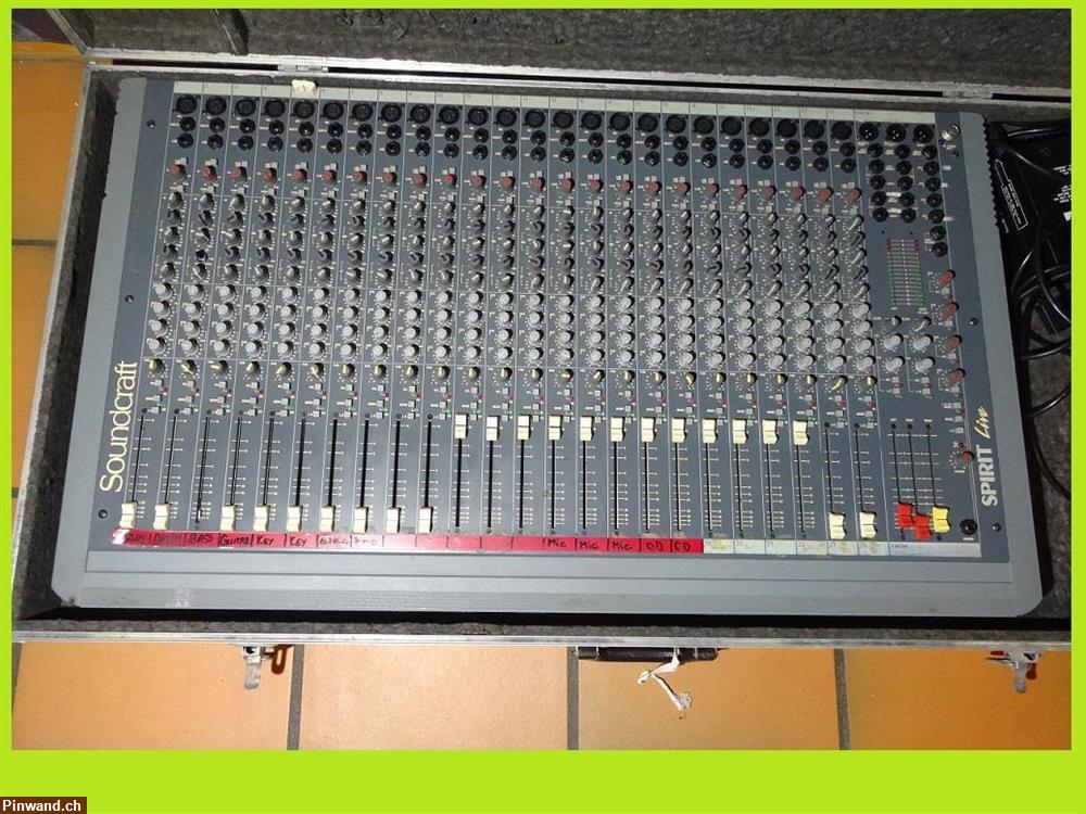 Bild 2: Mischpult Soundcraft Spirit Live zu verkaufen