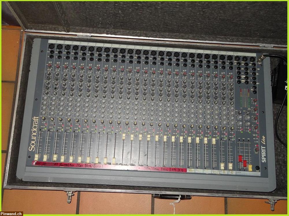 Bild 3: Mischpult Soundcraft Spirit Live zu verkaufen