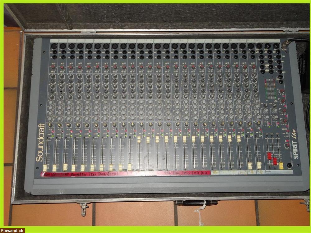 Bild 4: Mischpult Soundcraft Spirit Live zu verkaufen