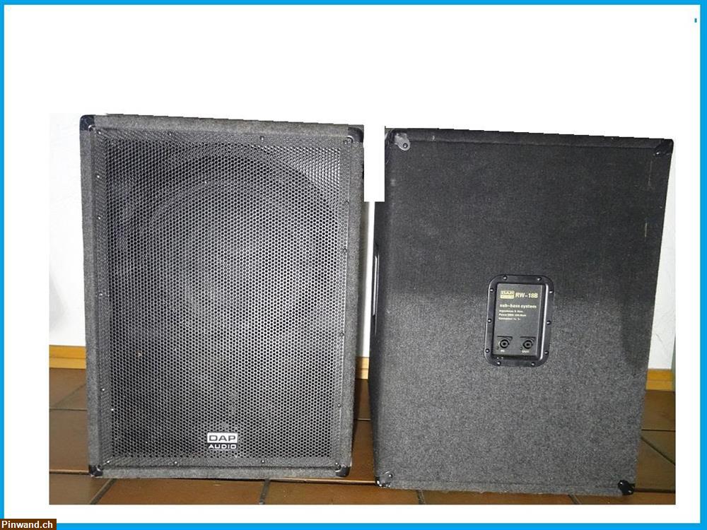 Bild 1: Subwoofer DAP audio rw 18b sub bass system 300Watt