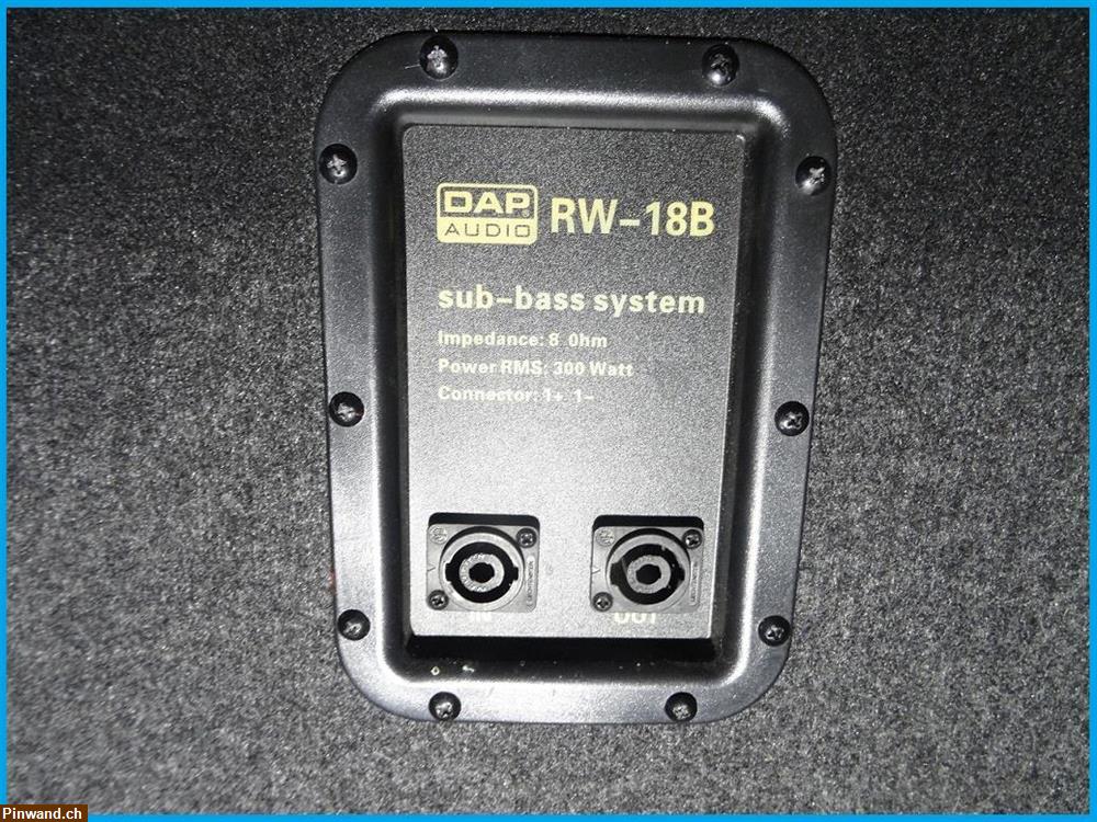 Bild 7: Subwoofer DAP audio rw 18b sub bass system 300Watt