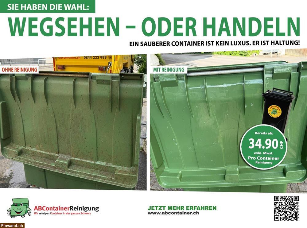 Bild 1: Saubere Müllcontainer in Luzern und Umgebung – ABContainer