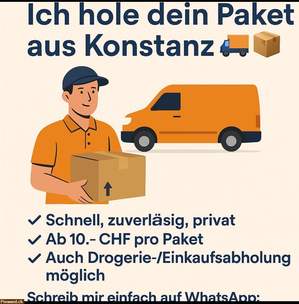 Bild 2: Ich hole dein Paket ab im Raum Kreuzlingen