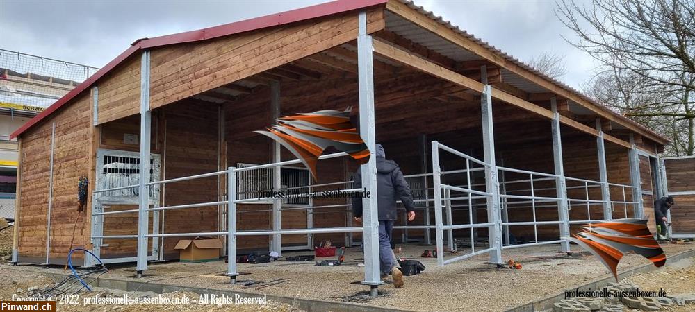 Bild 15: Pferdestall bauen und Offenstall kaufen / Pferdeunterstand