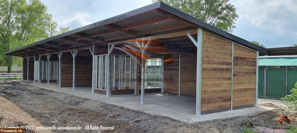 Bild 19: Pferdestall bauen und Offenstall kaufen / Pferdeunterstand