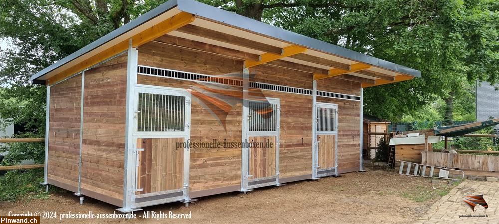 Bild 6: Pferdestall bauen und Offenstall kaufen / Pferdeunterstand