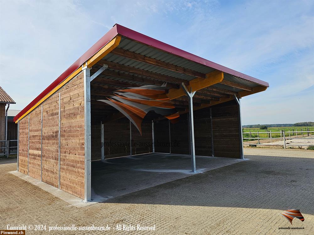 Bild 8: Pferdestall bauen und Offenstall kaufen / Pferdeunterstand