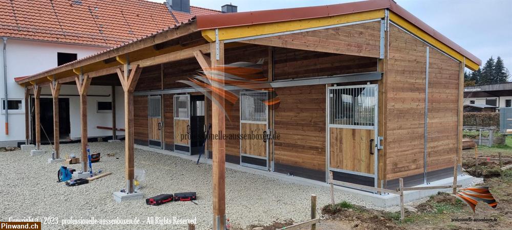 Bild 9: Pferdestall bauen und Offenstall kaufen / Pferdeunterstand