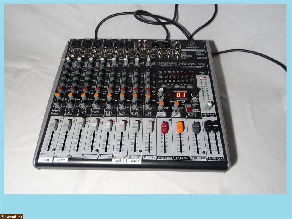 Bild 1: Verkauf: Behringer Xenyx X1222usb Mischpult