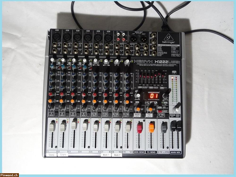 Bild 2: Verkauf: Behringer Xenyx X1222usb Mischpult