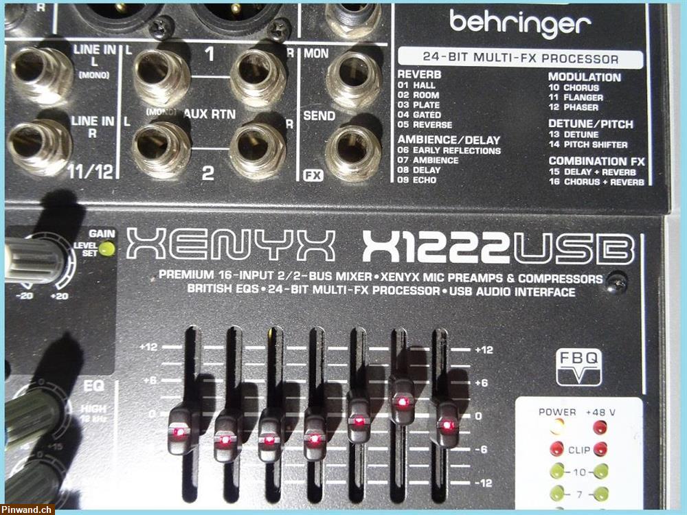 Bild 3: Verkauf: Behringer Xenyx X1222usb Mischpult