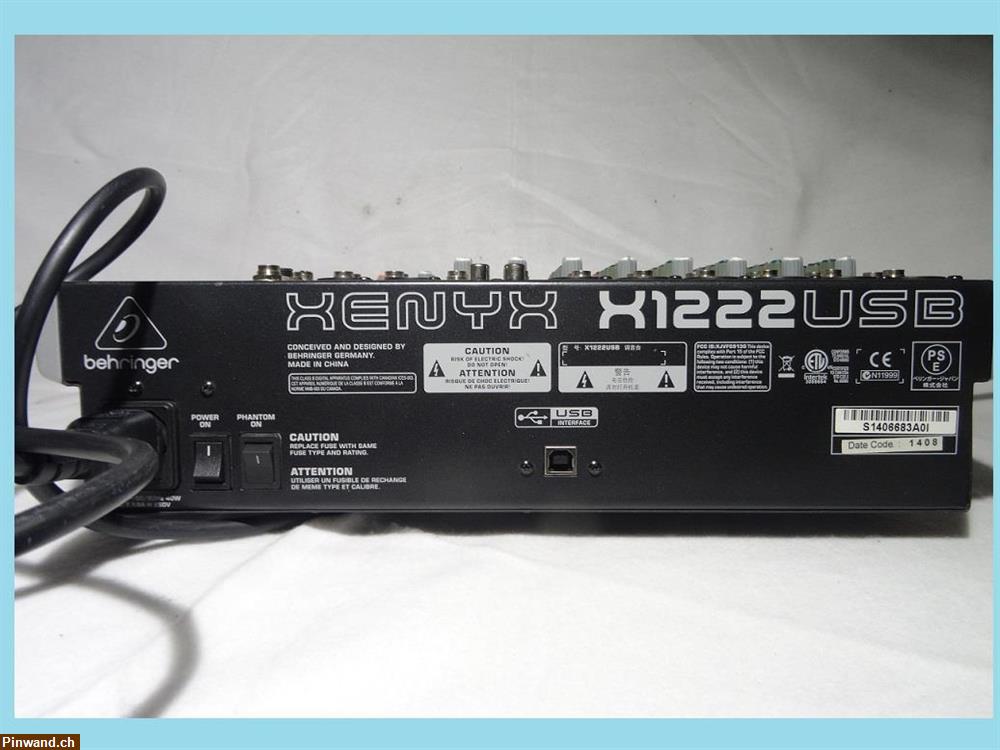 Bild 5: Verkauf: Behringer Xenyx X1222usb Mischpult