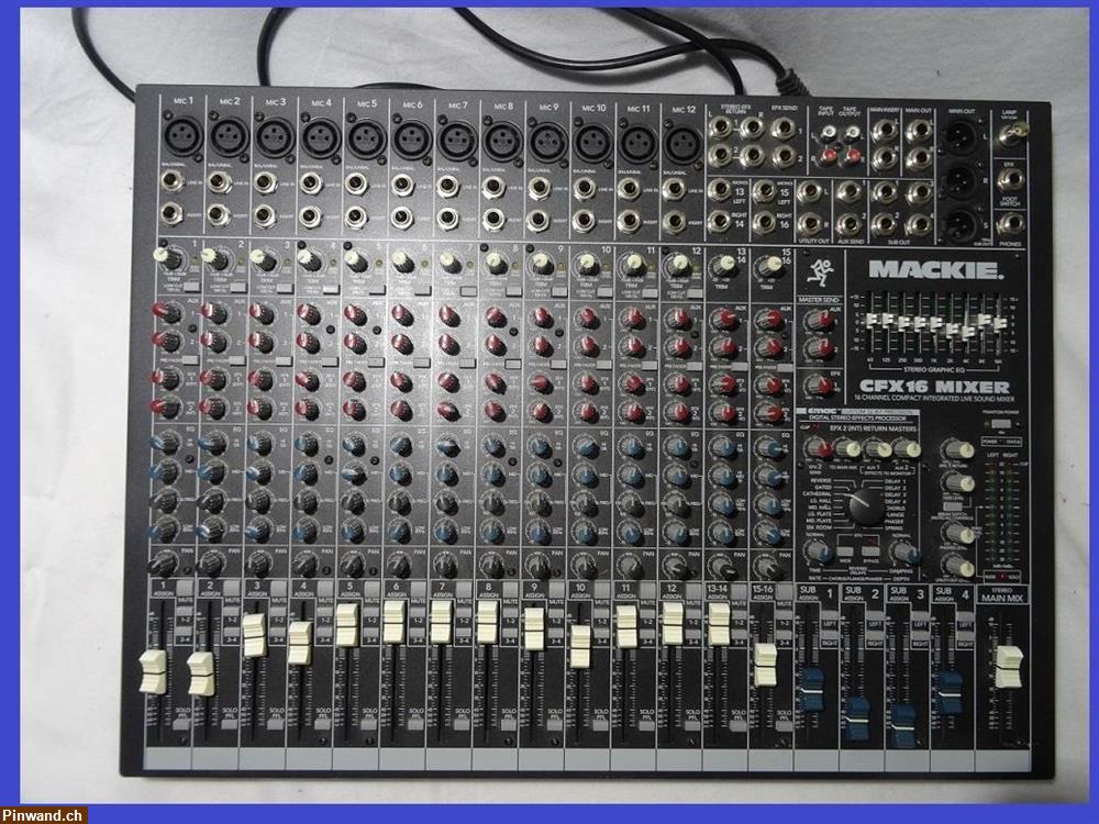 Bild 7: Mackie CFX16 Mischpult zu verkaufen