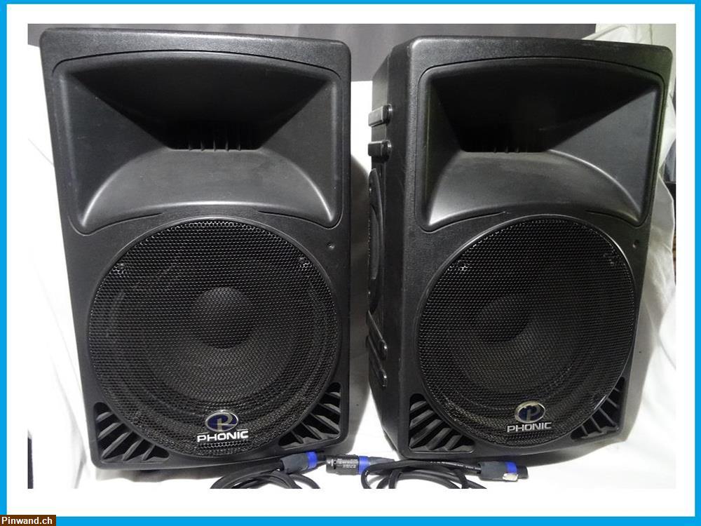 Bild 4: Paar Phonic P450 Passive PA-Lautsprecher
