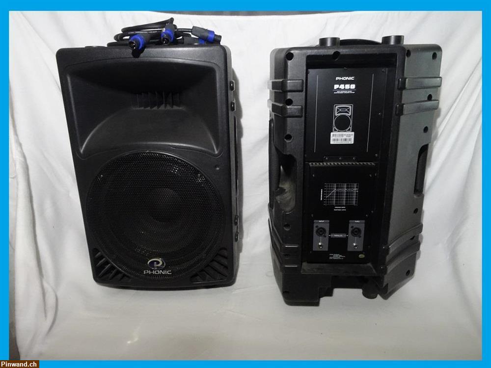 Bild 5: Paar Phonic P450 Passive PA-Lautsprecher