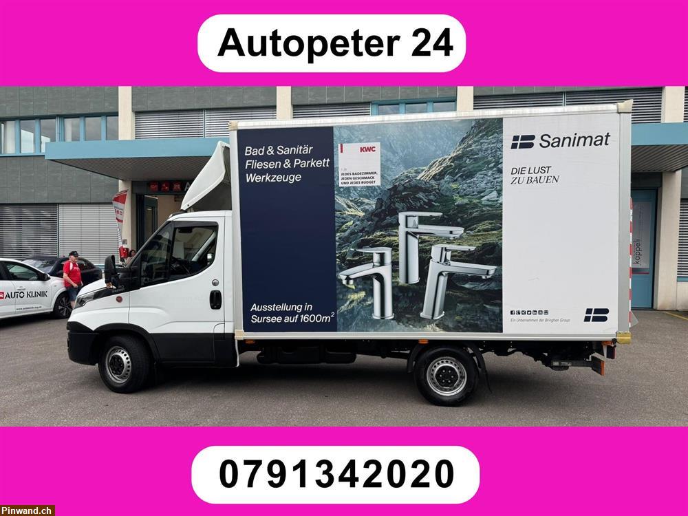 Bild 1: IVECO 35S18 Automat Kasten Hebebühne