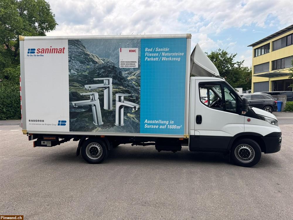 Bild 4: IVECO 35S18 Automat Kasten Hebebühne