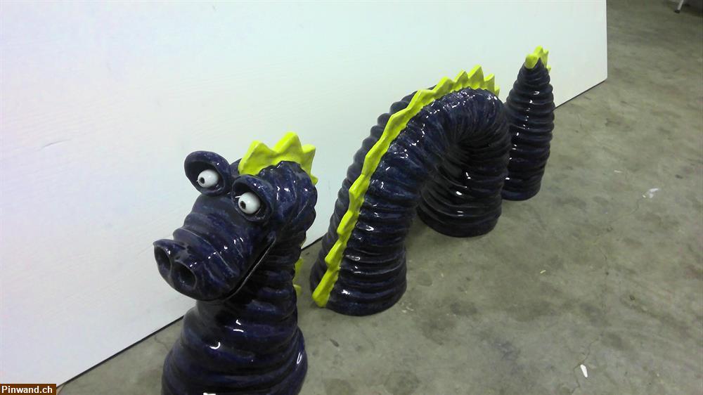 Bild 1: Drachenfigur aus Ton zu verkaufen