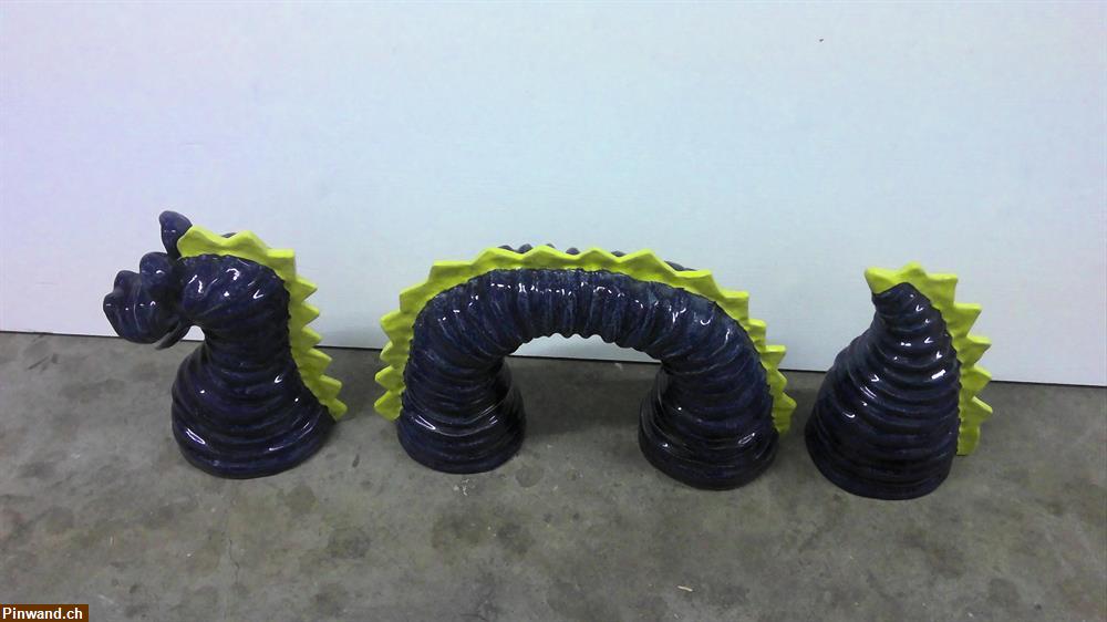 Bild 2: Drachenfigur aus Ton zu verkaufen