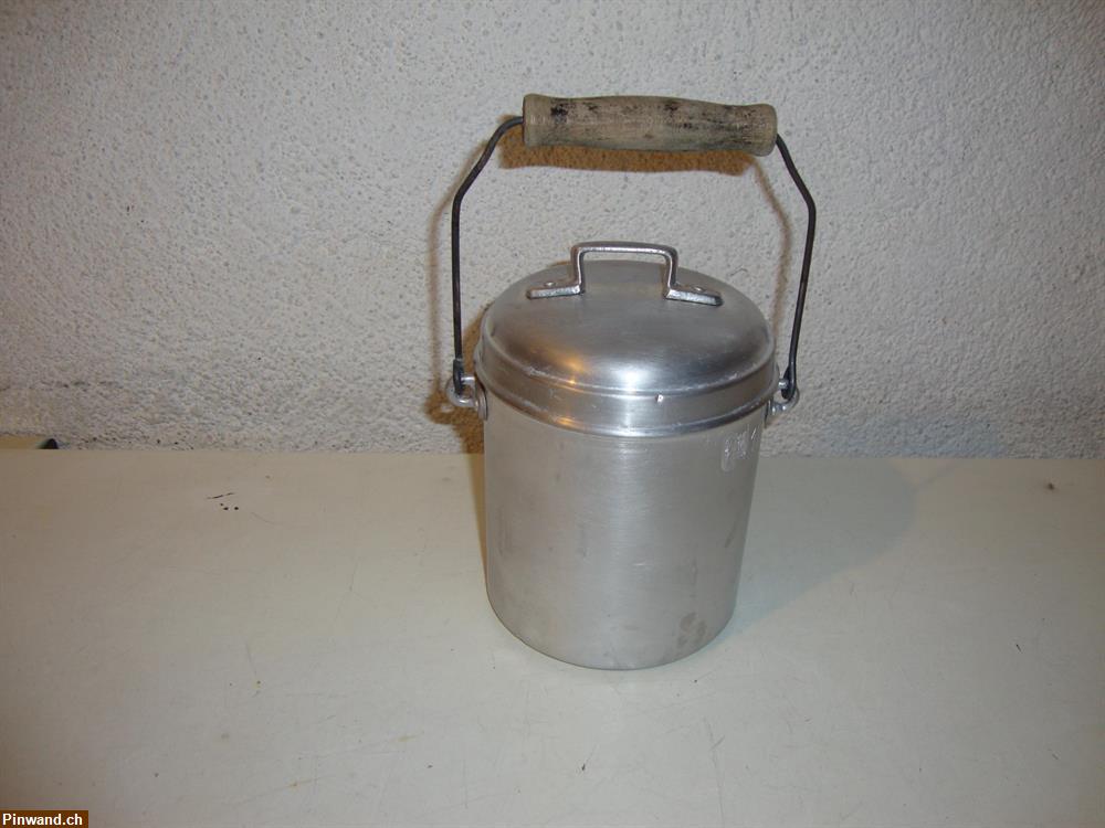 Bild 3: Alter Milchkessel 1 Liter zu verkaufen