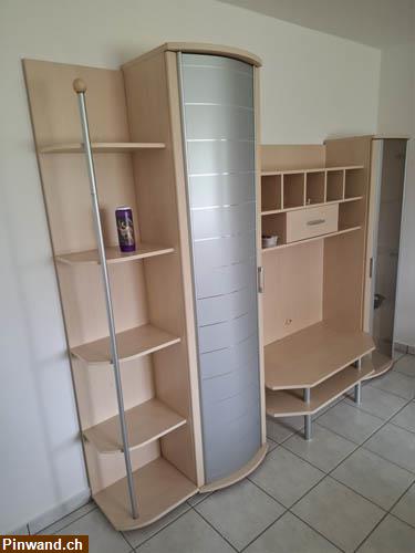 Bild 2: Wohnwand, Schrank, Fernsehmöbel zu verkaufen
