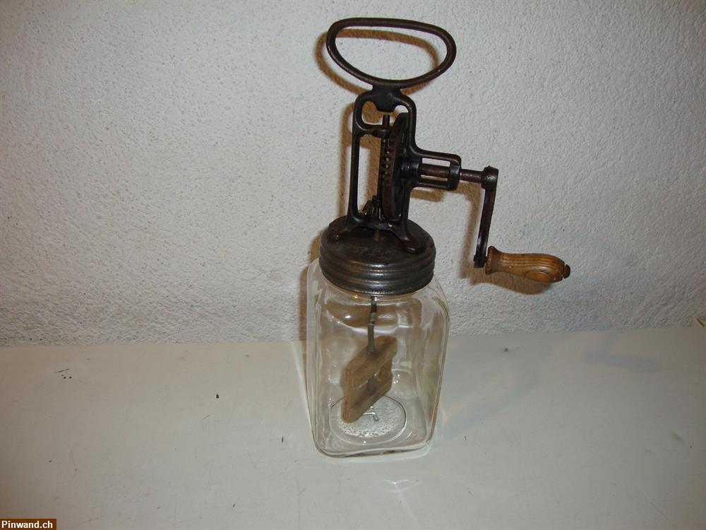 Bild 1: Butterglas 1 Liter zu verkaufen