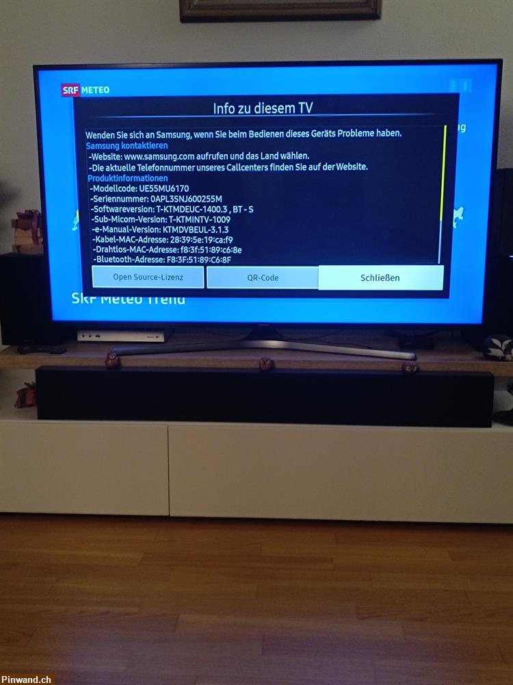 Bild 1: Samsung Fernseher 55 Zoll zu verkaufen