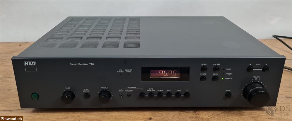 Bild 1: NAD Hifi Receiver Tuner Verstärker 710