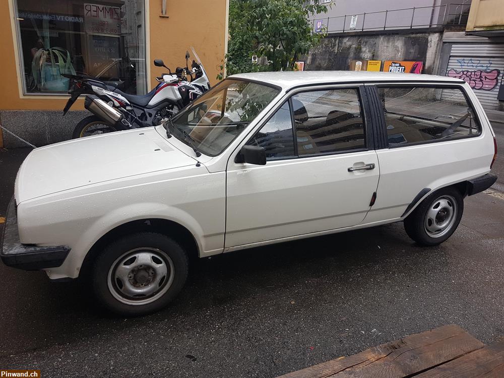 Bild 1: Oldtimer VW Polo weiss frisch ab MFK